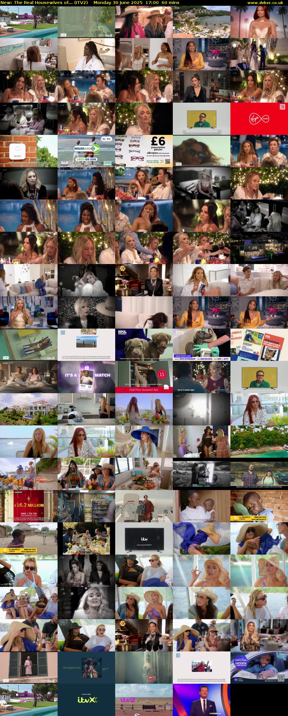The Real Housewives of... (ITV2) Monday 30 June 2025 17:00 - 18:00