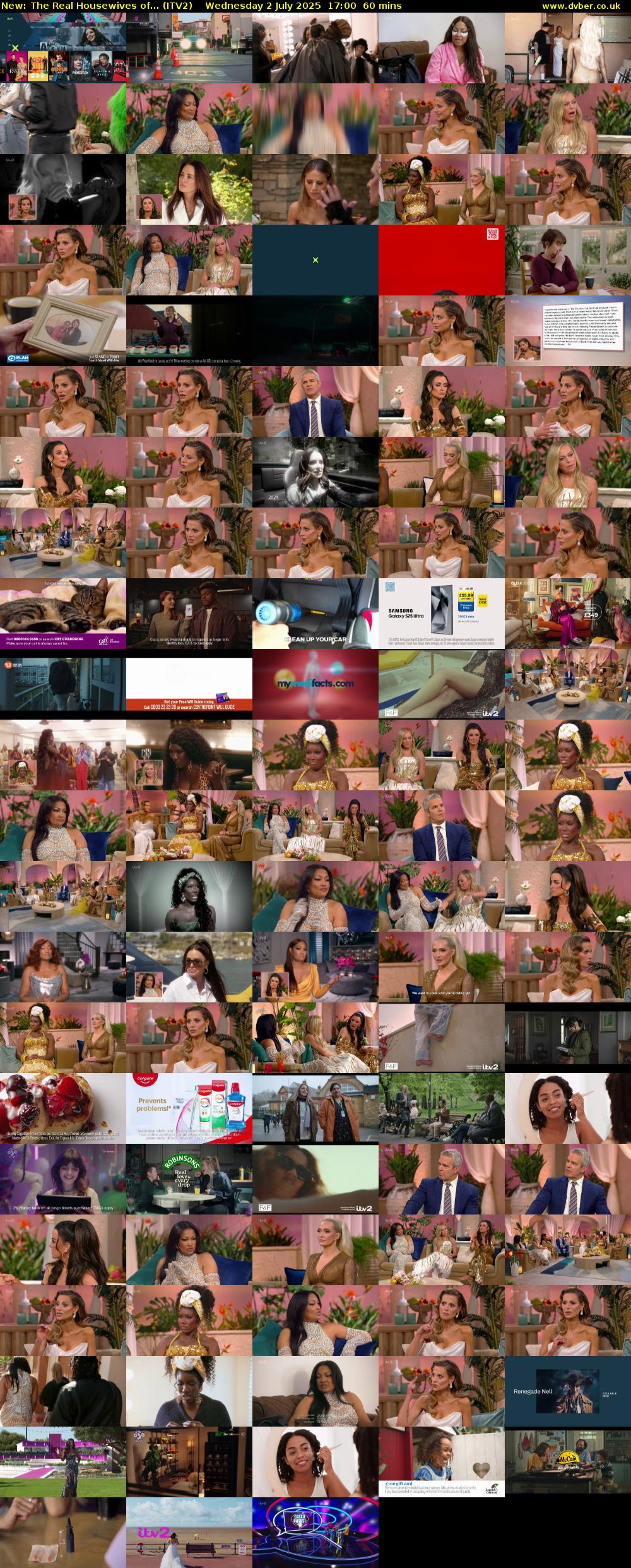 The Real Housewives of... (ITV2) Wednesday 2 July 2025 17:00 - 18:00