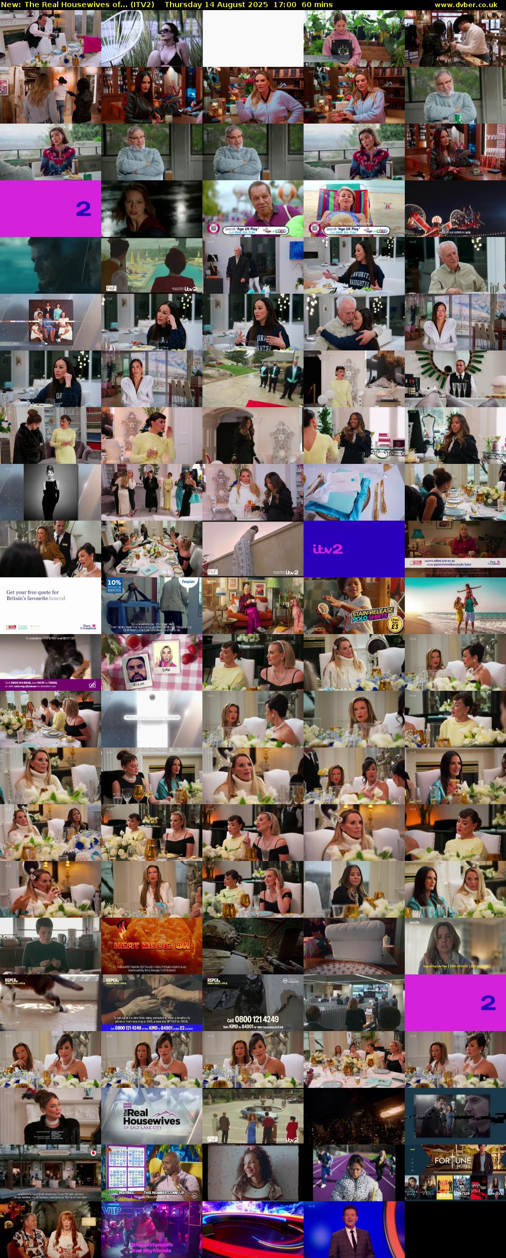 The Real Housewives of... (ITV2) Thursday 14 August 2025 17:00 - 18:00