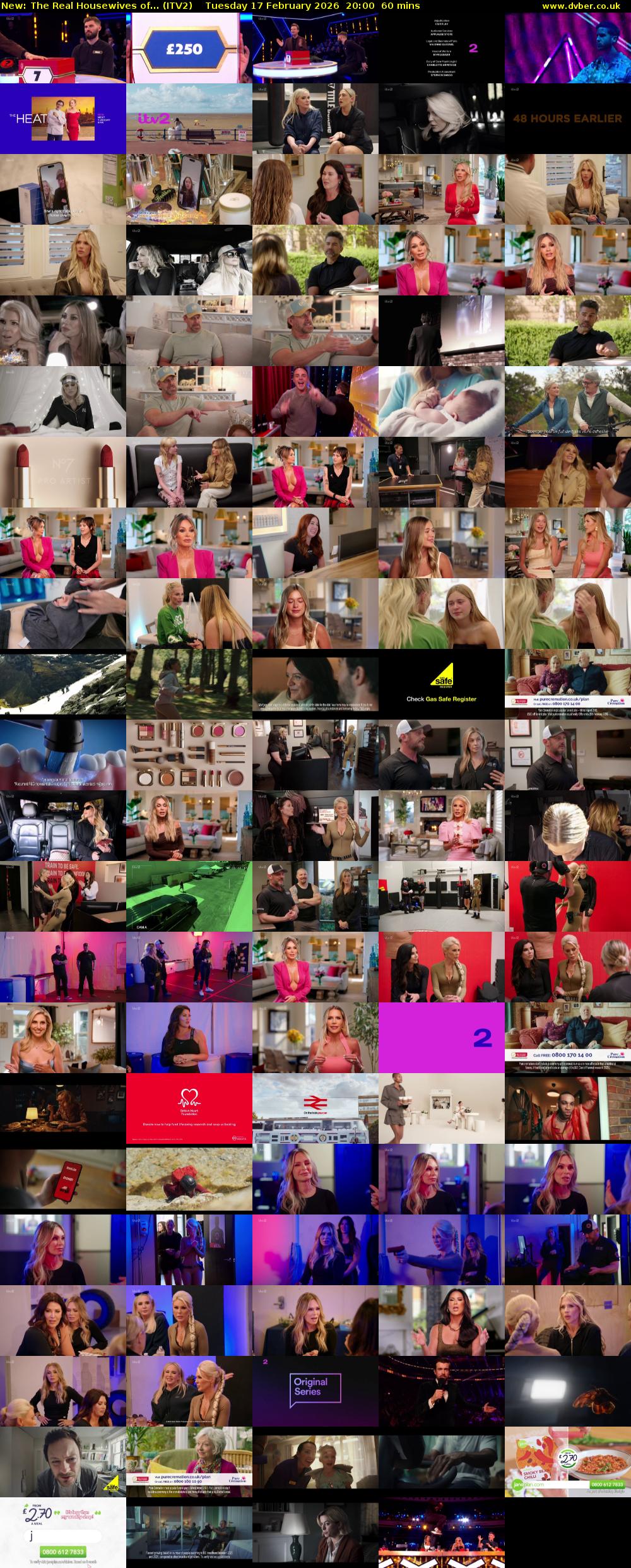 The Real Housewives of... (ITV2) Tuesday 17 February 2026 20:00 - 21:00
