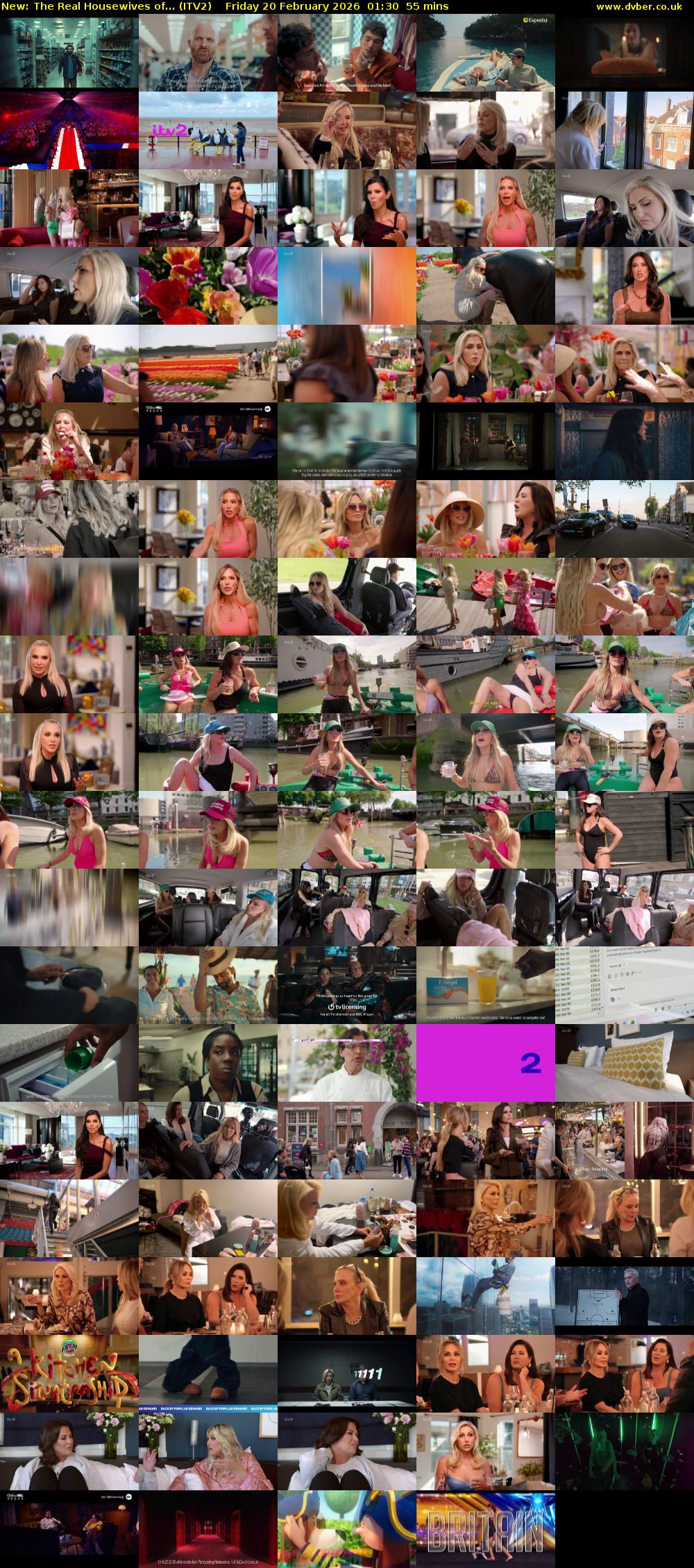The Real Housewives of... (ITV2) Friday 20 February 2026 01:30 - 02:25