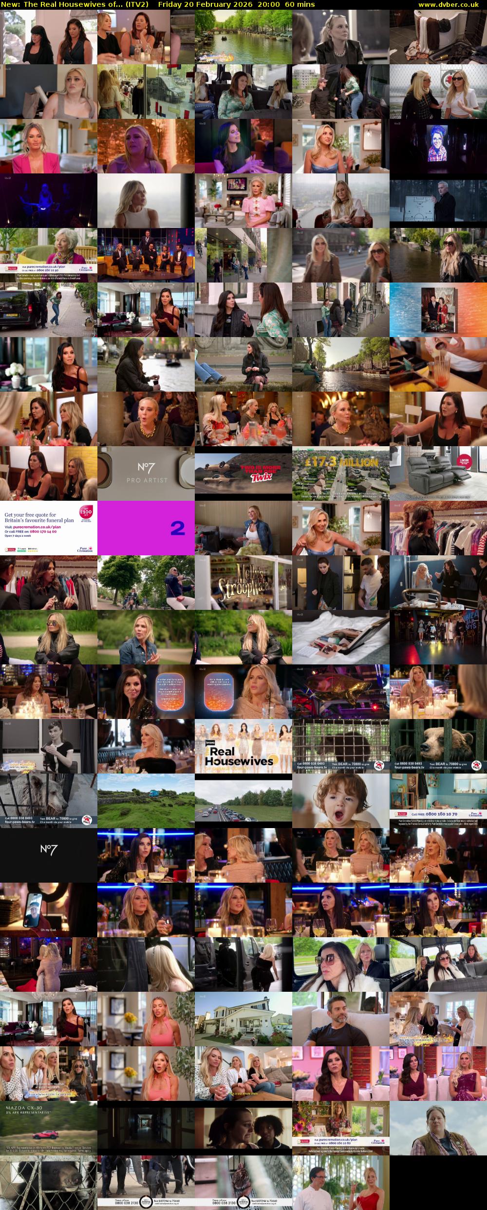 The Real Housewives of... (ITV2) Friday 20 February 2026 20:00 - 21:00