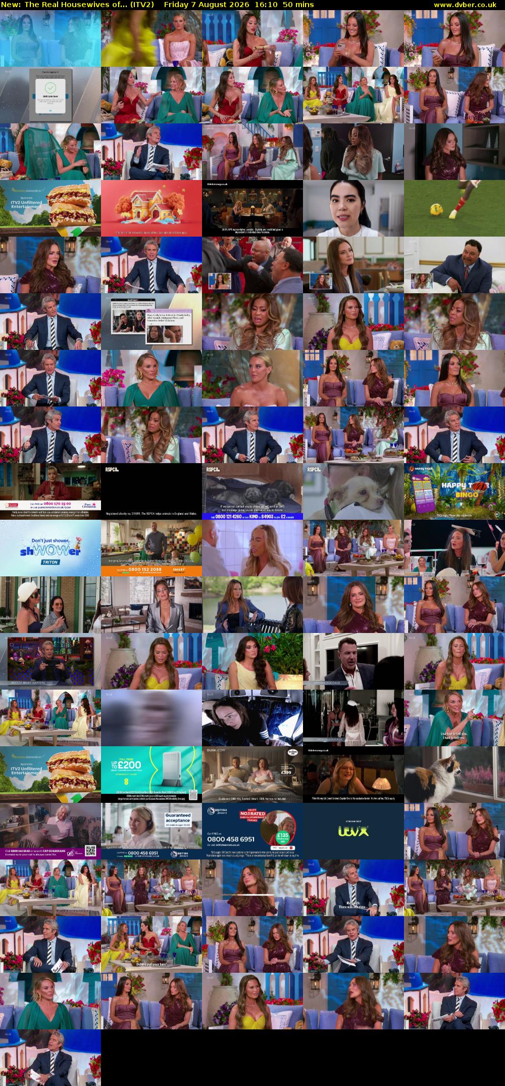 The Real Housewives of... (ITV2) Friday 7 August 2026 16:10 - 17:00