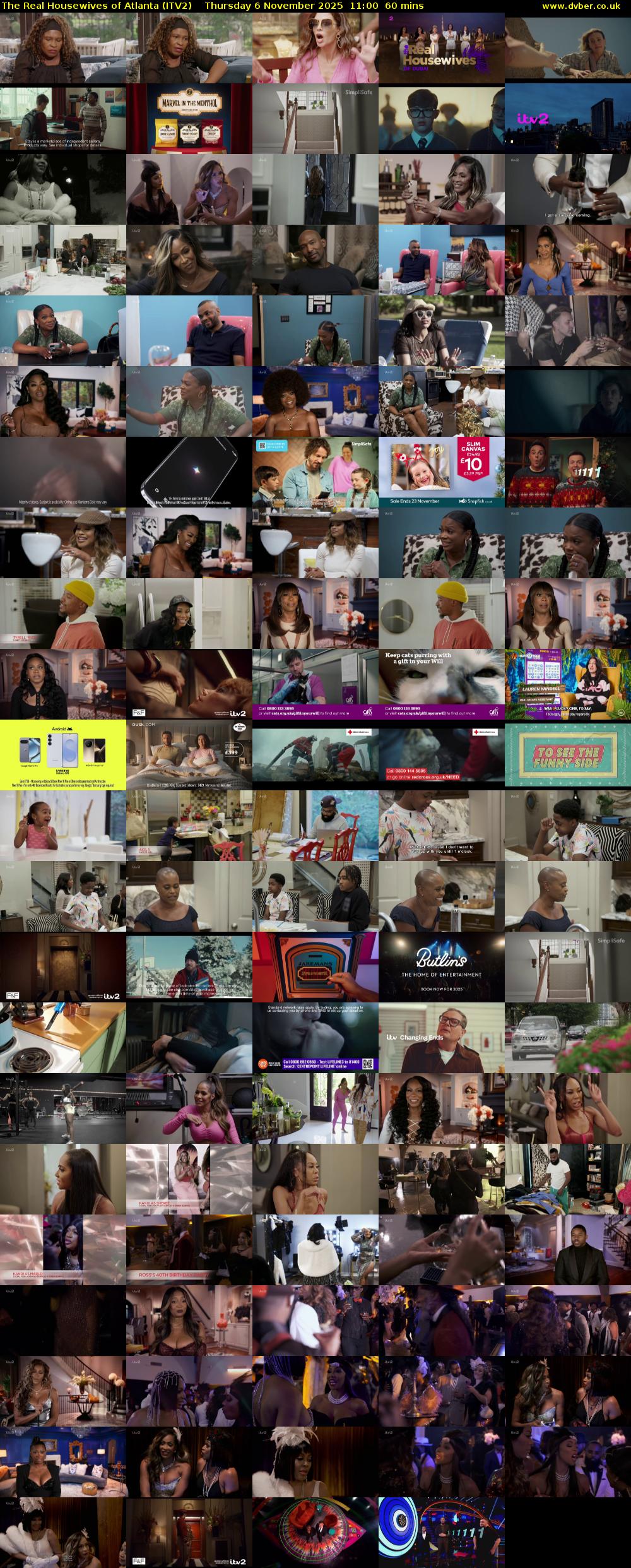 The Real Housewives of Atlanta (ITV2) Thursday 6 November 2025 11:00 - 12:00