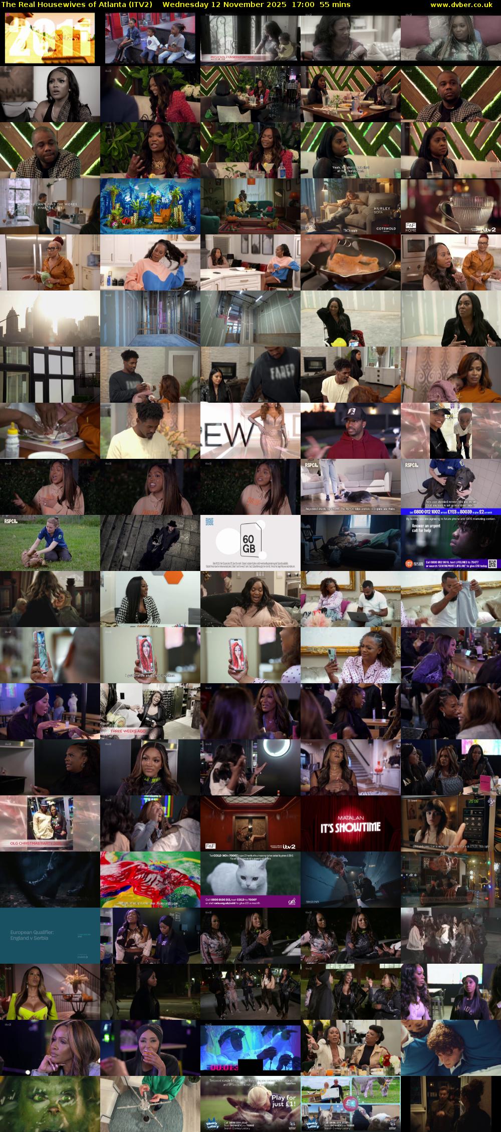 The Real Housewives of Atlanta (ITV2) Wednesday 12 November 2025 17:00 - 17:55