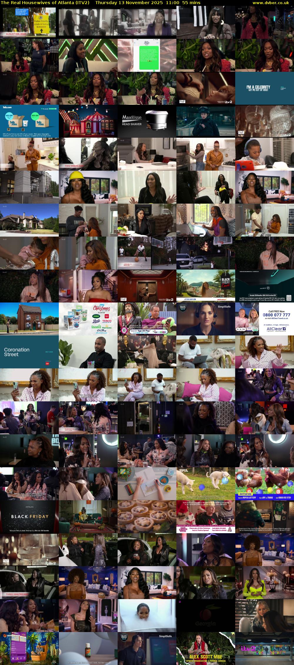 The Real Housewives of Atlanta (ITV2) Thursday 13 November 2025 11:00 - 11:55