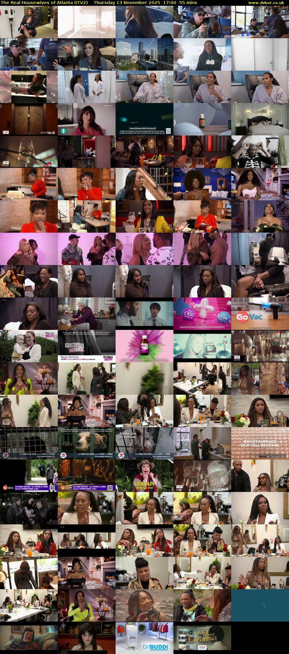 The Real Housewives of Atlanta (ITV2) Thursday 13 November 2025 17:00 - 17:55