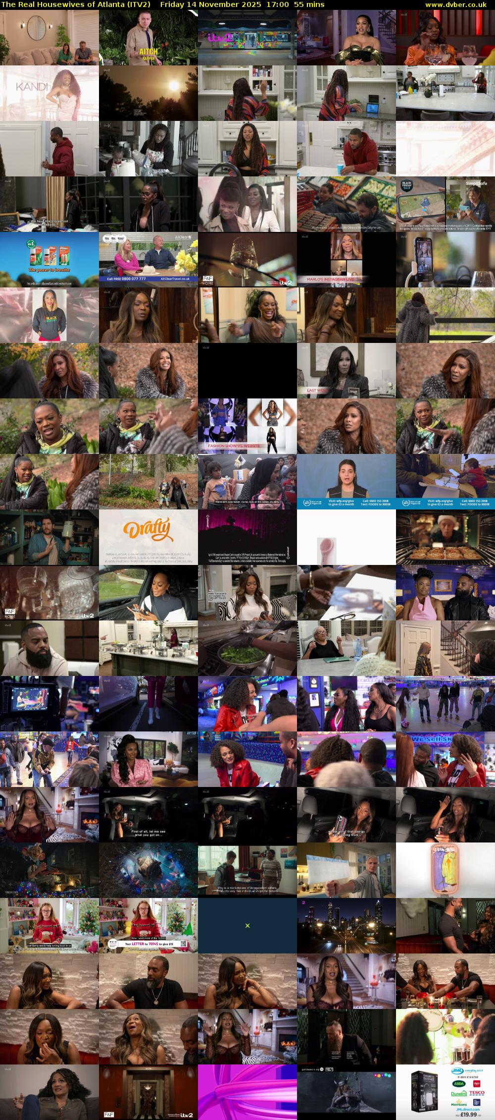 The Real Housewives of Atlanta (ITV2) Friday 14 November 2025 17:00 - 17:55