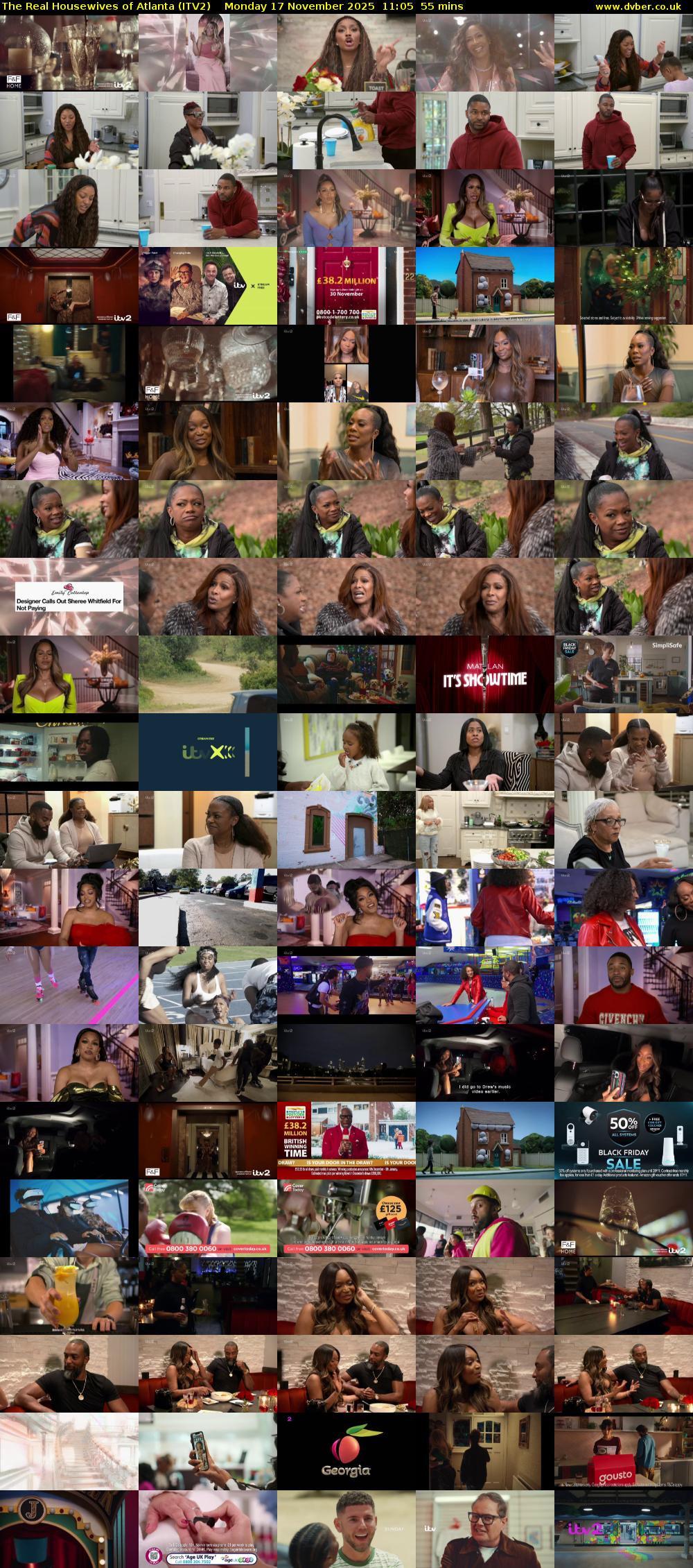 The Real Housewives of Atlanta (ITV2) Monday 17 November 2025 11:05 - 12:00