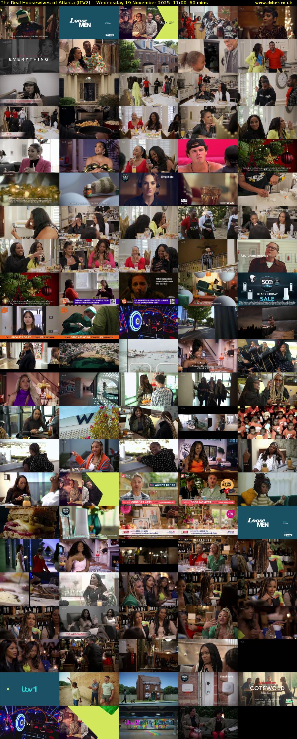 The Real Housewives of Atlanta (ITV2) Wednesday 19 November 2025 11:00 - 12:00