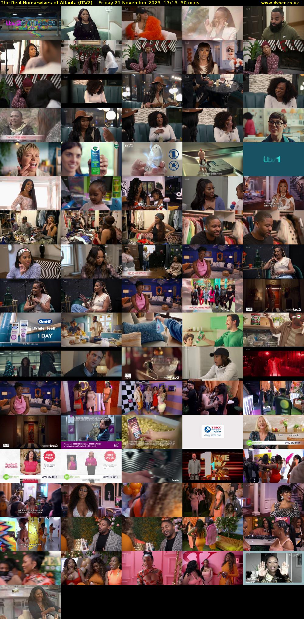 The Real Housewives of Atlanta (ITV2) Friday 21 November 2025 17:15 - 18:05