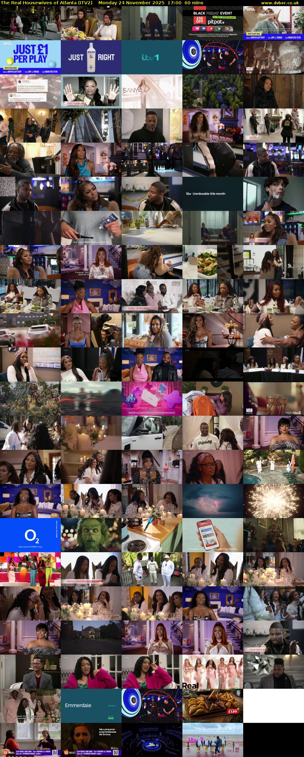The Real Housewives of Atlanta (ITV2) Monday 24 November 2025 17:00 - 18:00