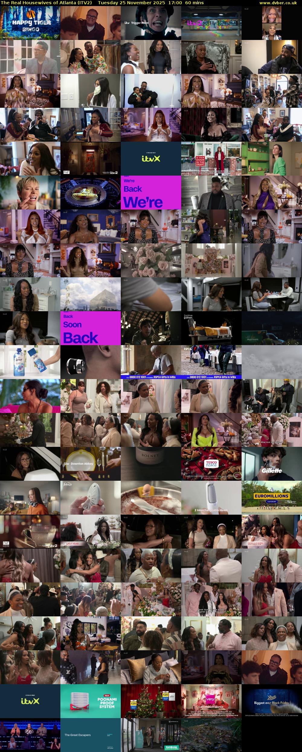 The Real Housewives of Atlanta (ITV2) Tuesday 25 November 2025 17:00 - 18:00
