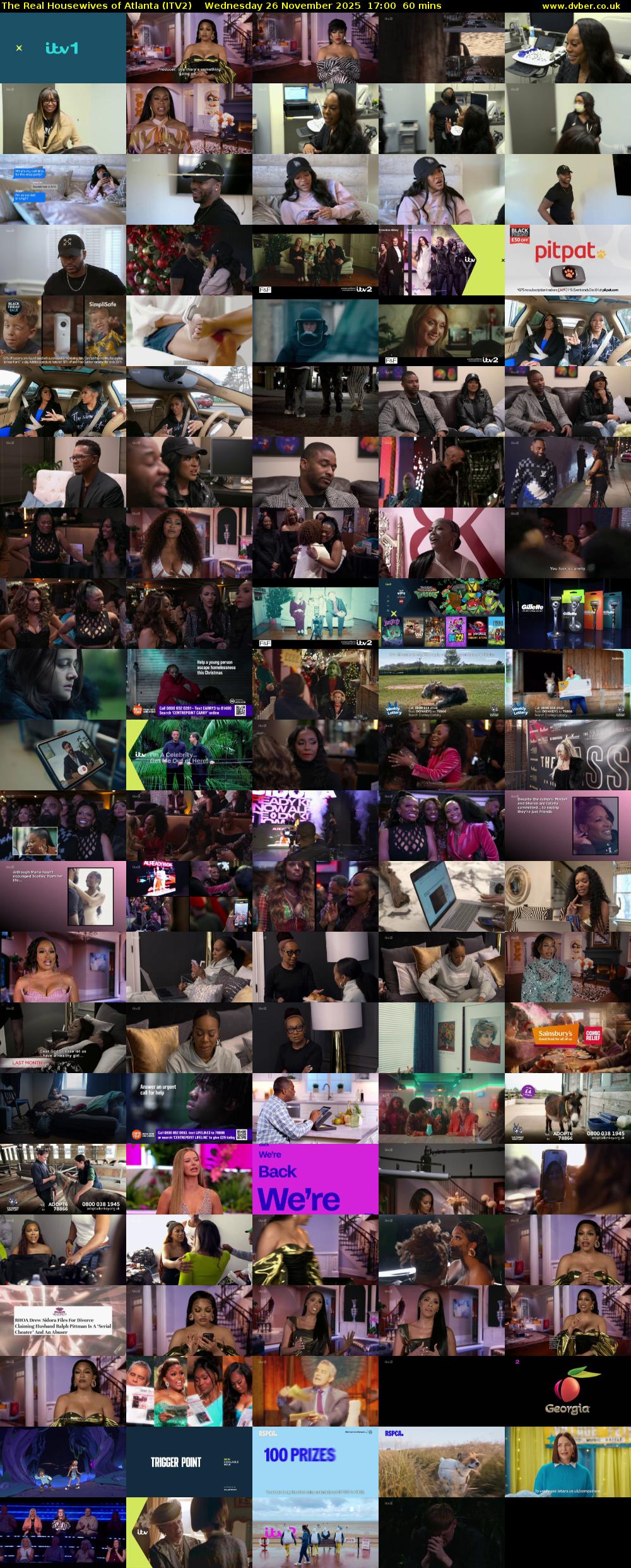 The Real Housewives of Atlanta (ITV2) Wednesday 26 November 2025 17:00 - 18:00