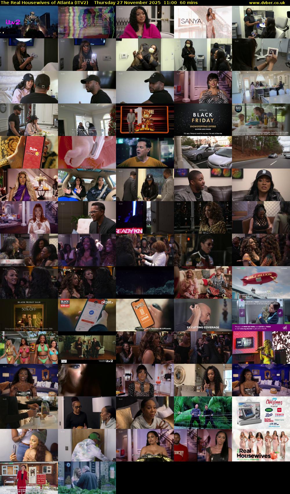 The Real Housewives of Atlanta (ITV2) Thursday 27 November 2025 11:00 - 12:00
