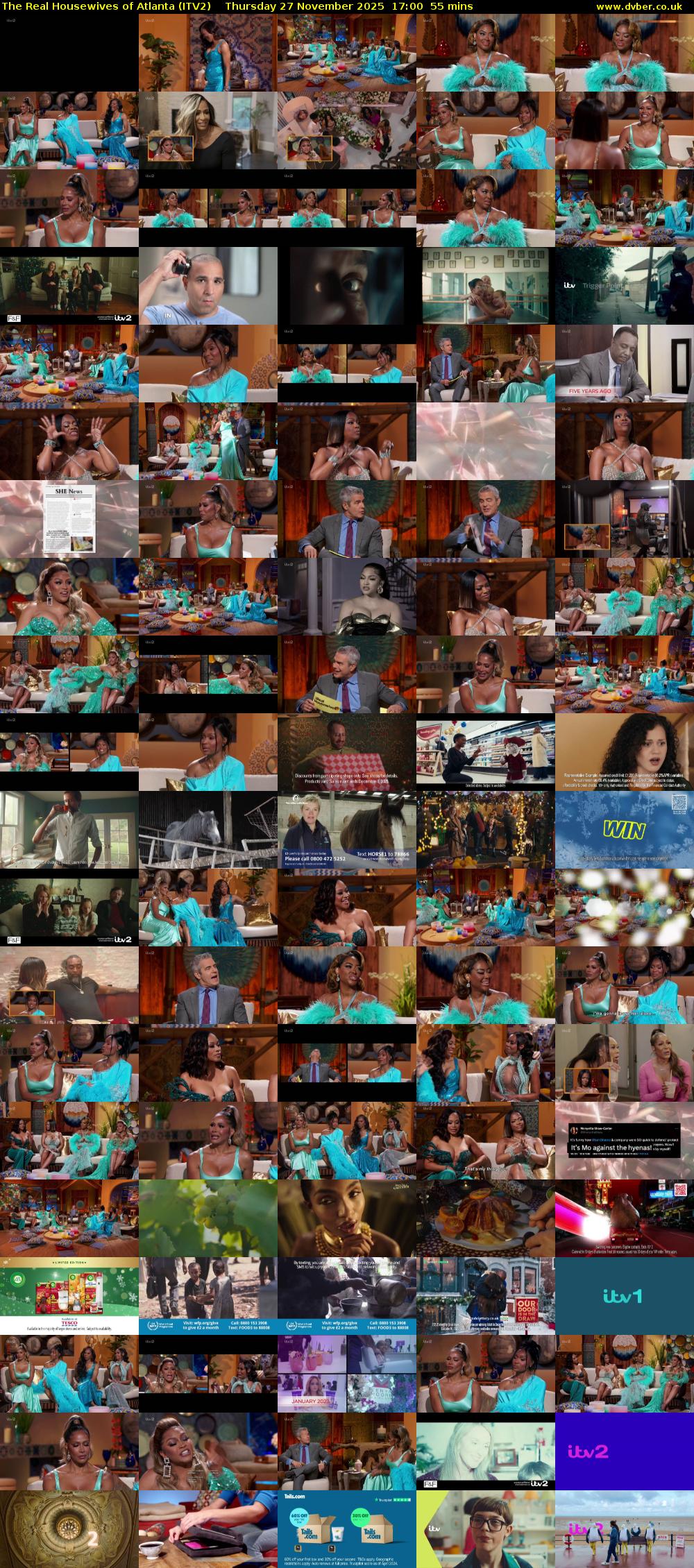 The Real Housewives of Atlanta (ITV2) Thursday 27 November 2025 17:00 - 17:55