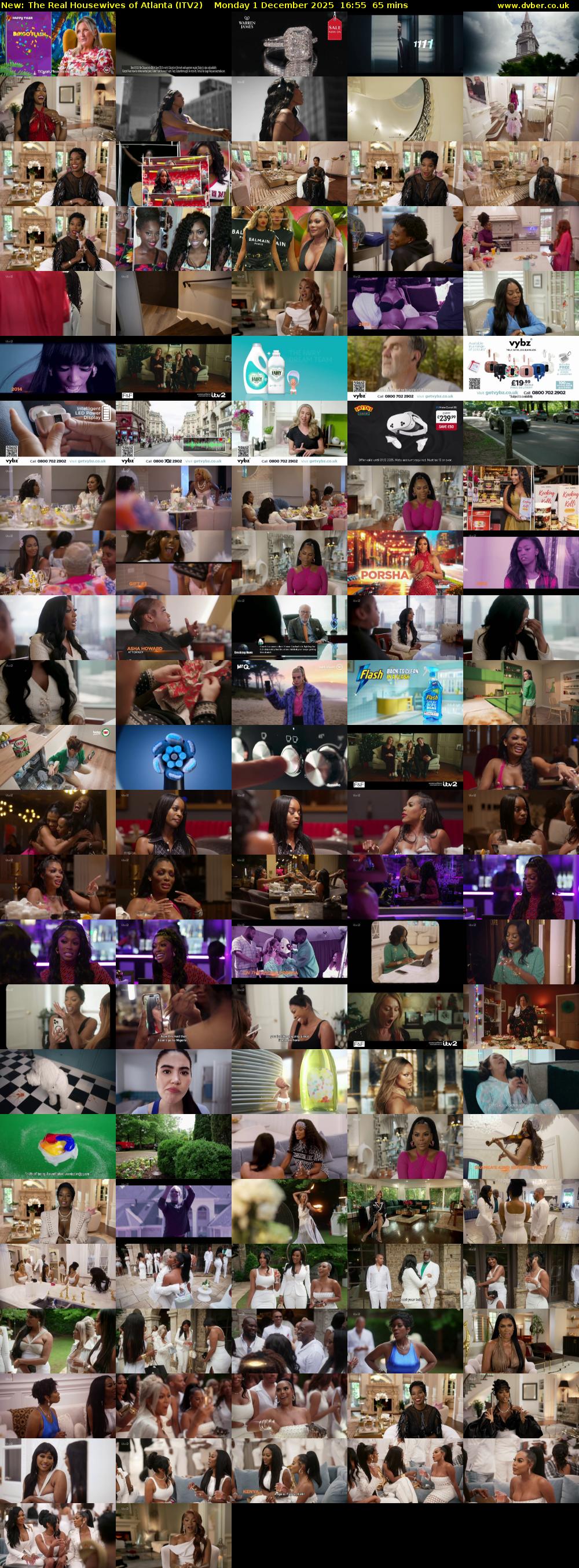 The Real Housewives of Atlanta (ITV2) Monday 1 December 2025 16:55 - 18:00