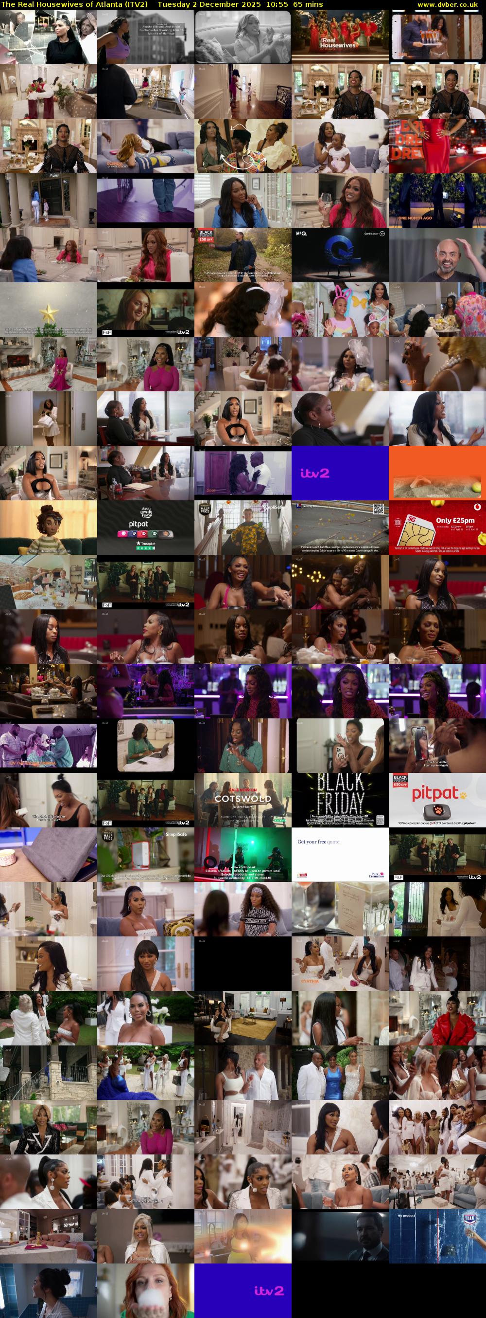 The Real Housewives of Atlanta (ITV2) Tuesday 2 December 2025 10:55 - 12:00