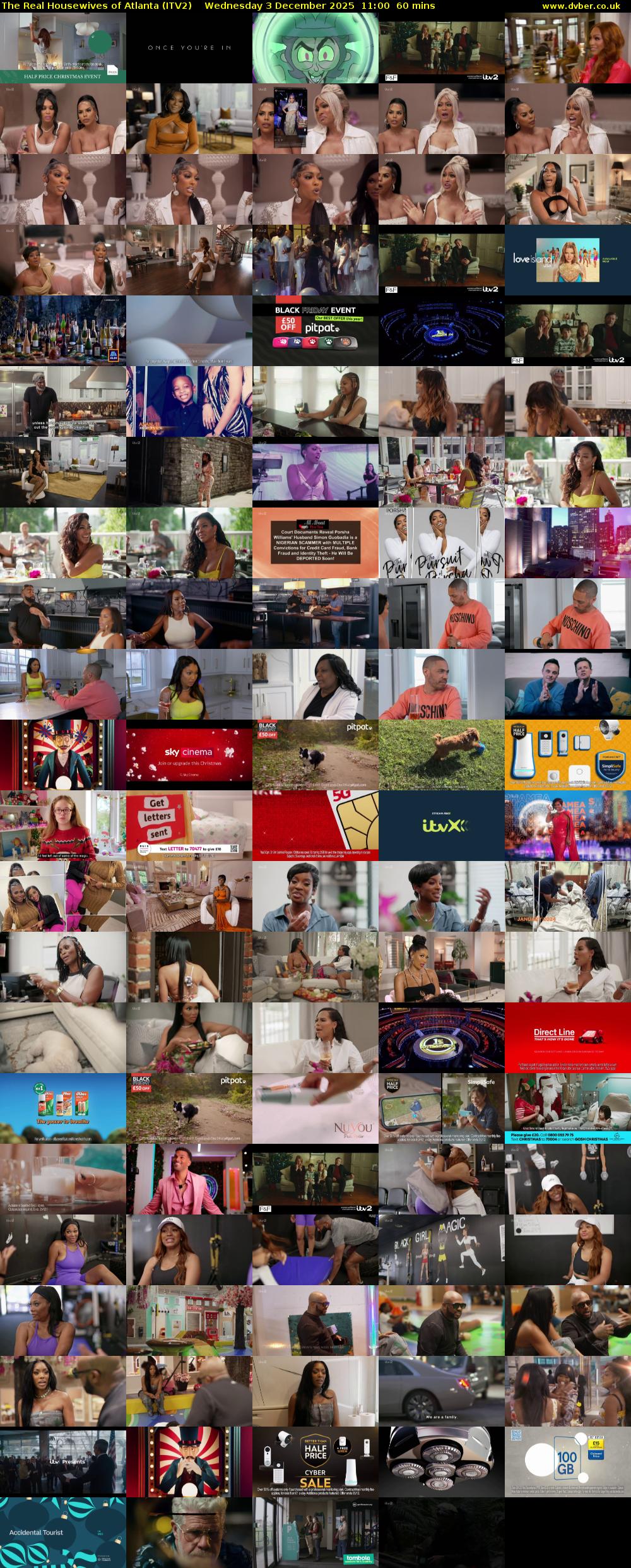 The Real Housewives of Atlanta (ITV2) Wednesday 3 December 2025 11:00 - 12:00