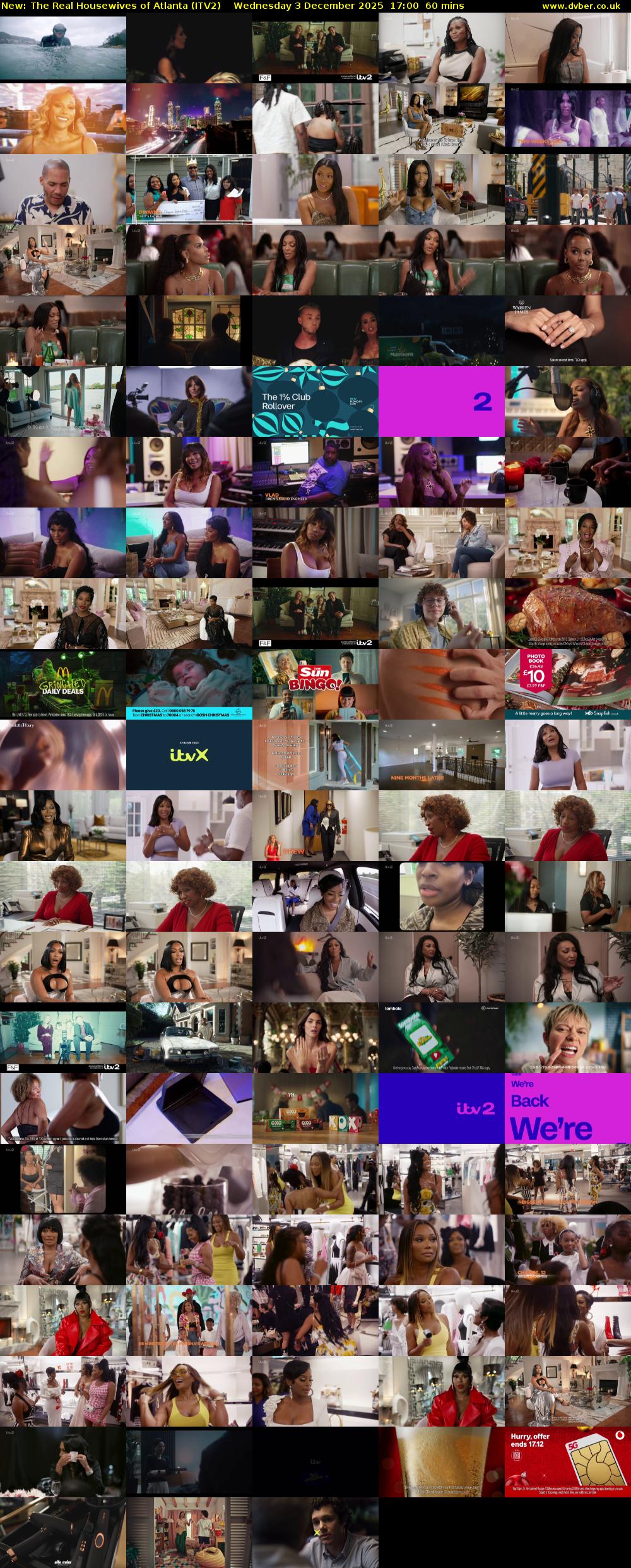 The Real Housewives of Atlanta (ITV2) Wednesday 3 December 2025 17:00 - 18:00