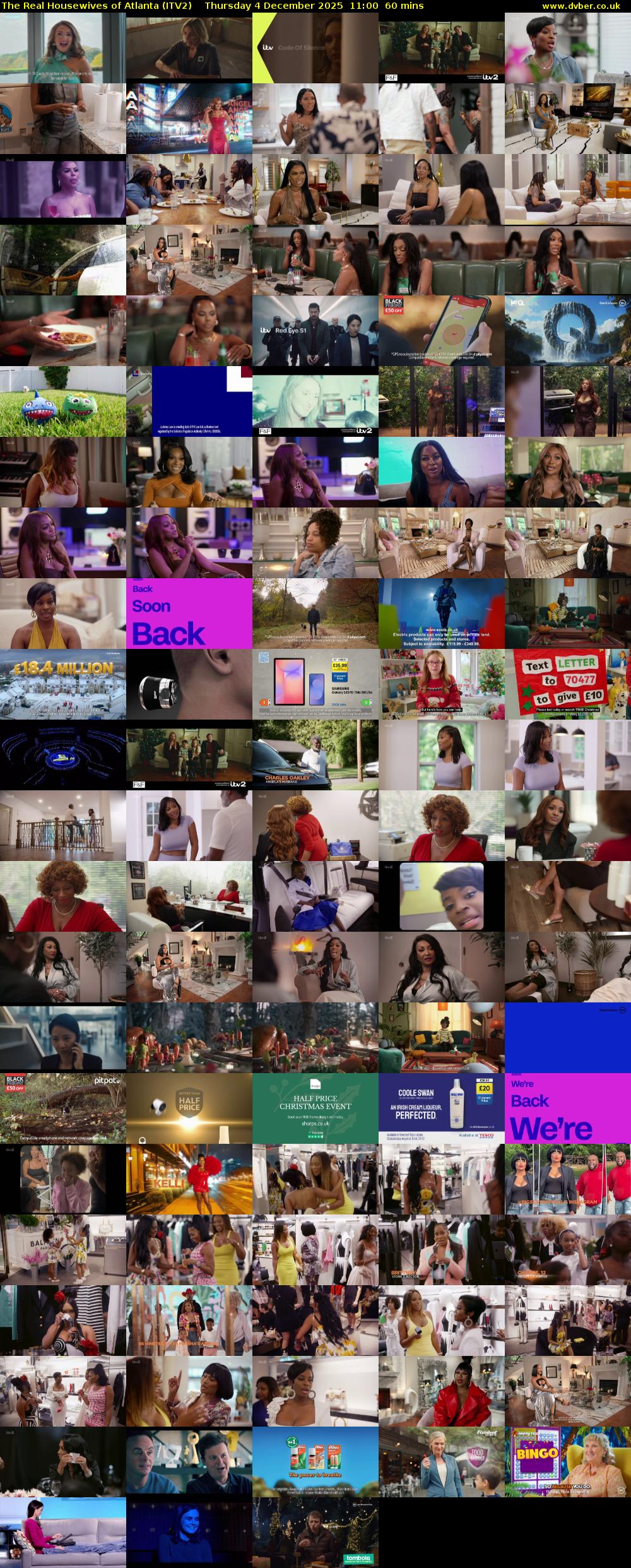 The Real Housewives of Atlanta (ITV2) Thursday 4 December 2025 11:00 - 12:00