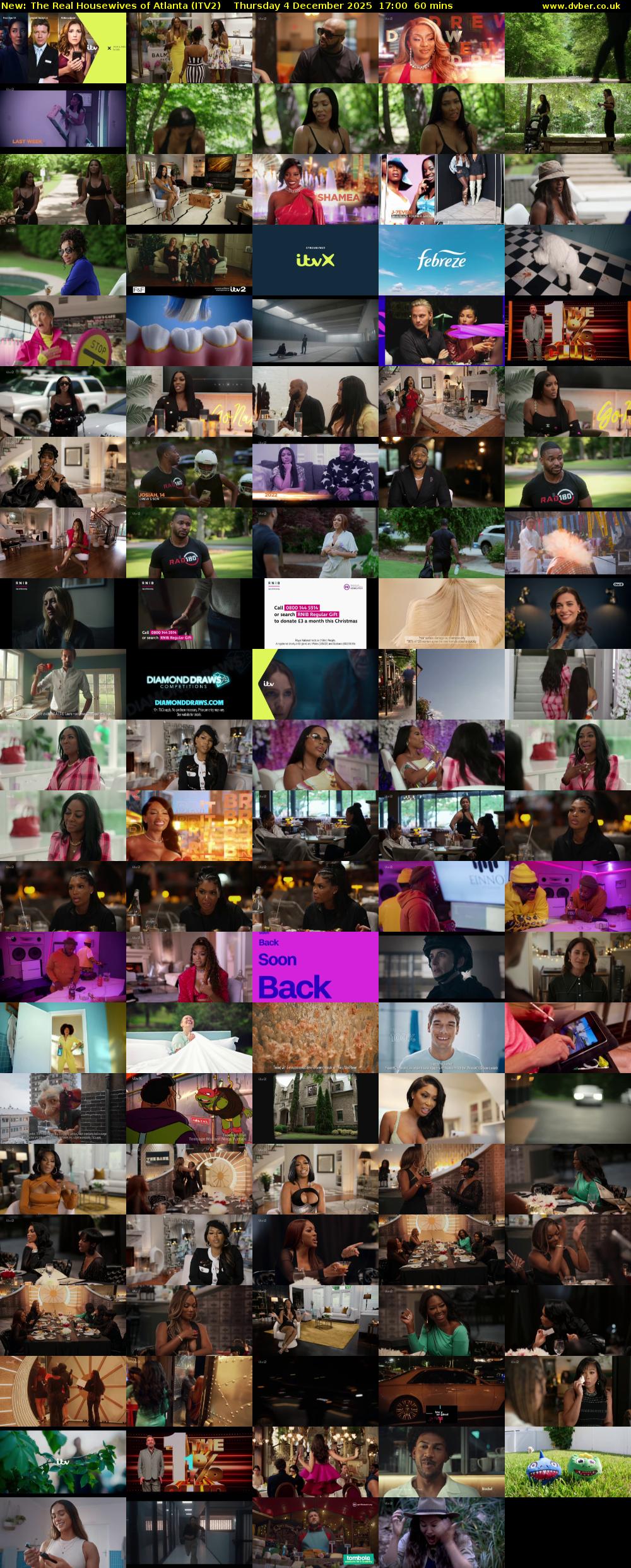 The Real Housewives of Atlanta (ITV2) Thursday 4 December 2025 17:00 - 18:00