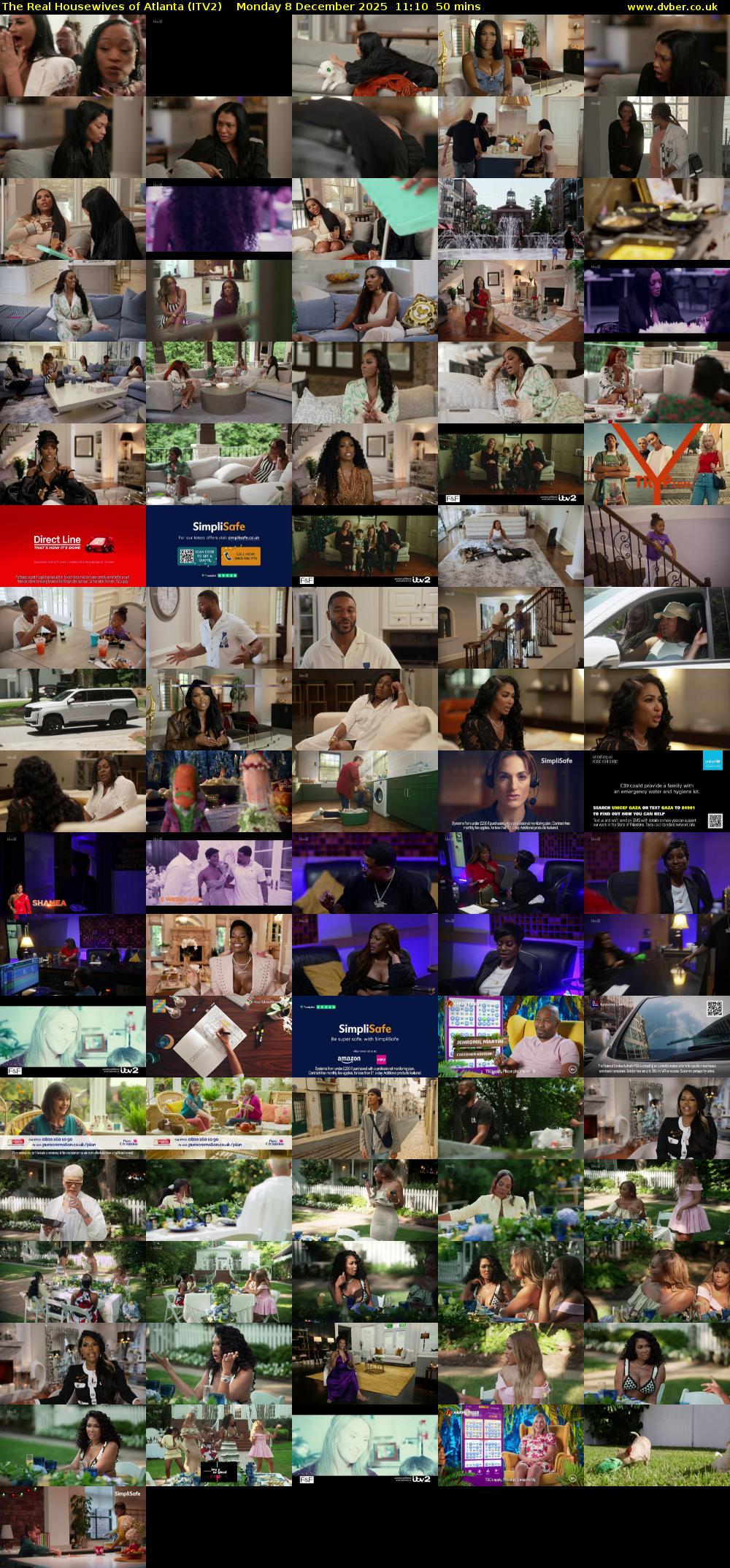 The Real Housewives of Atlanta (ITV2) Monday 8 December 2025 11:10 - 12:00