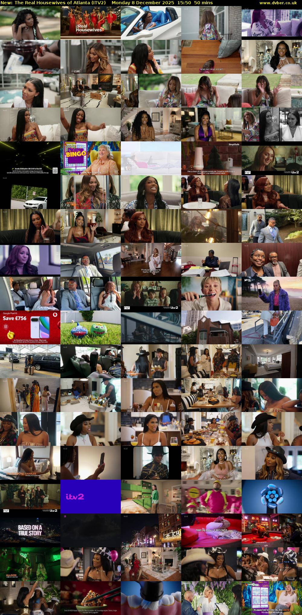 The Real Housewives of Atlanta (ITV2) Monday 8 December 2025 15:50 - 16:40
