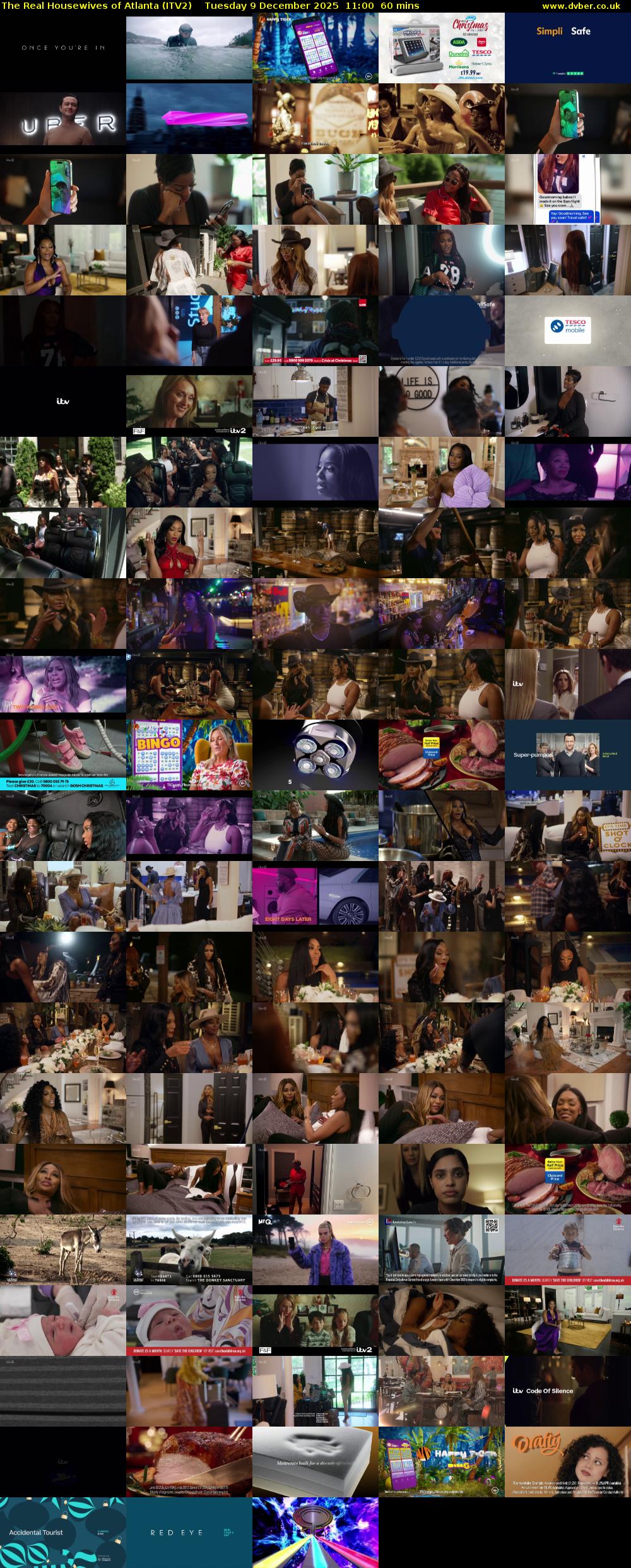 The Real Housewives of Atlanta (ITV2) Tuesday 9 December 2025 11:00 - 12:00