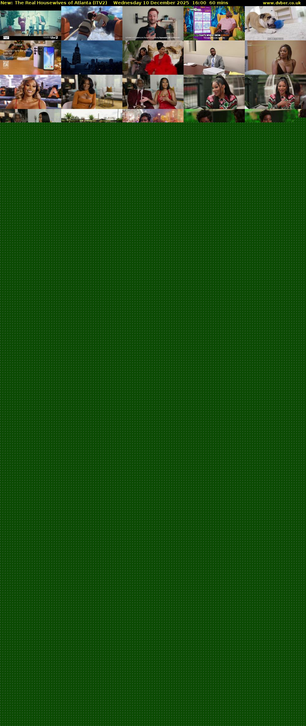 The Real Housewives of Atlanta (ITV2) Wednesday 10 December 2025 16:00 - 17:00