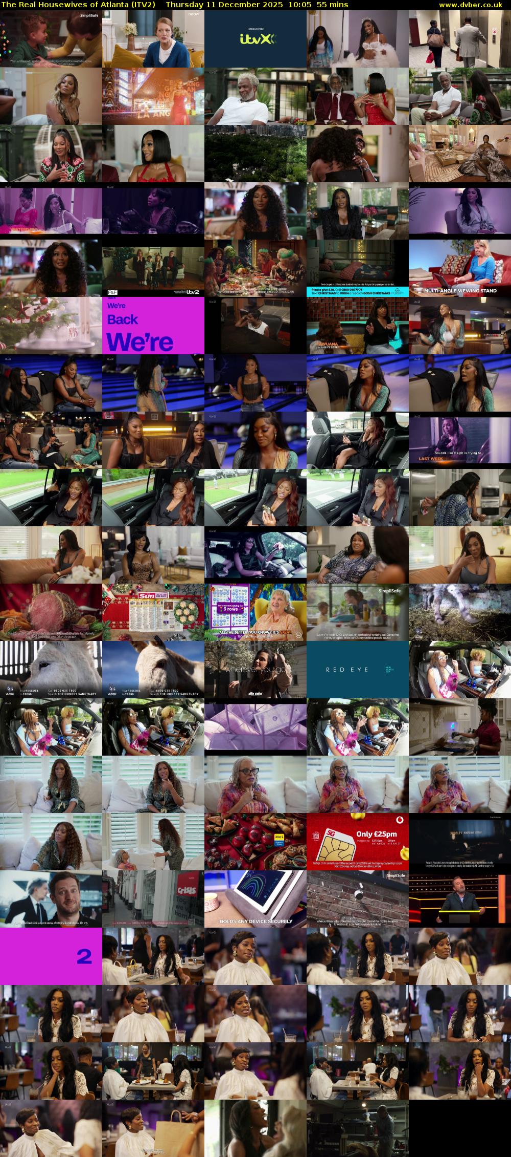 The Real Housewives of Atlanta (ITV2) Thursday 11 December 2025 10:05 - 11:00