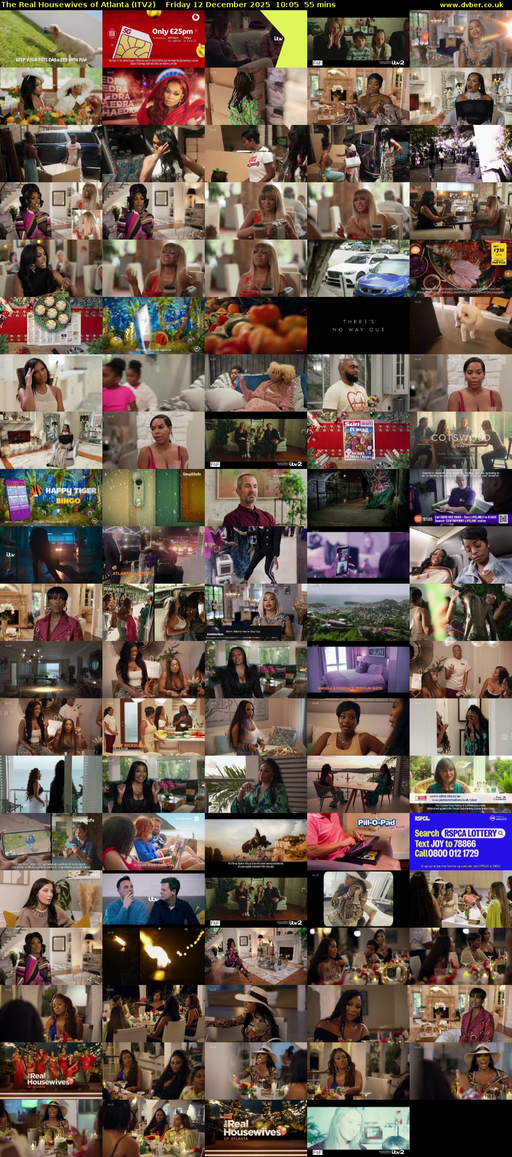 The Real Housewives of Atlanta (ITV2) Friday 12 December 2025 10:05 - 11:00