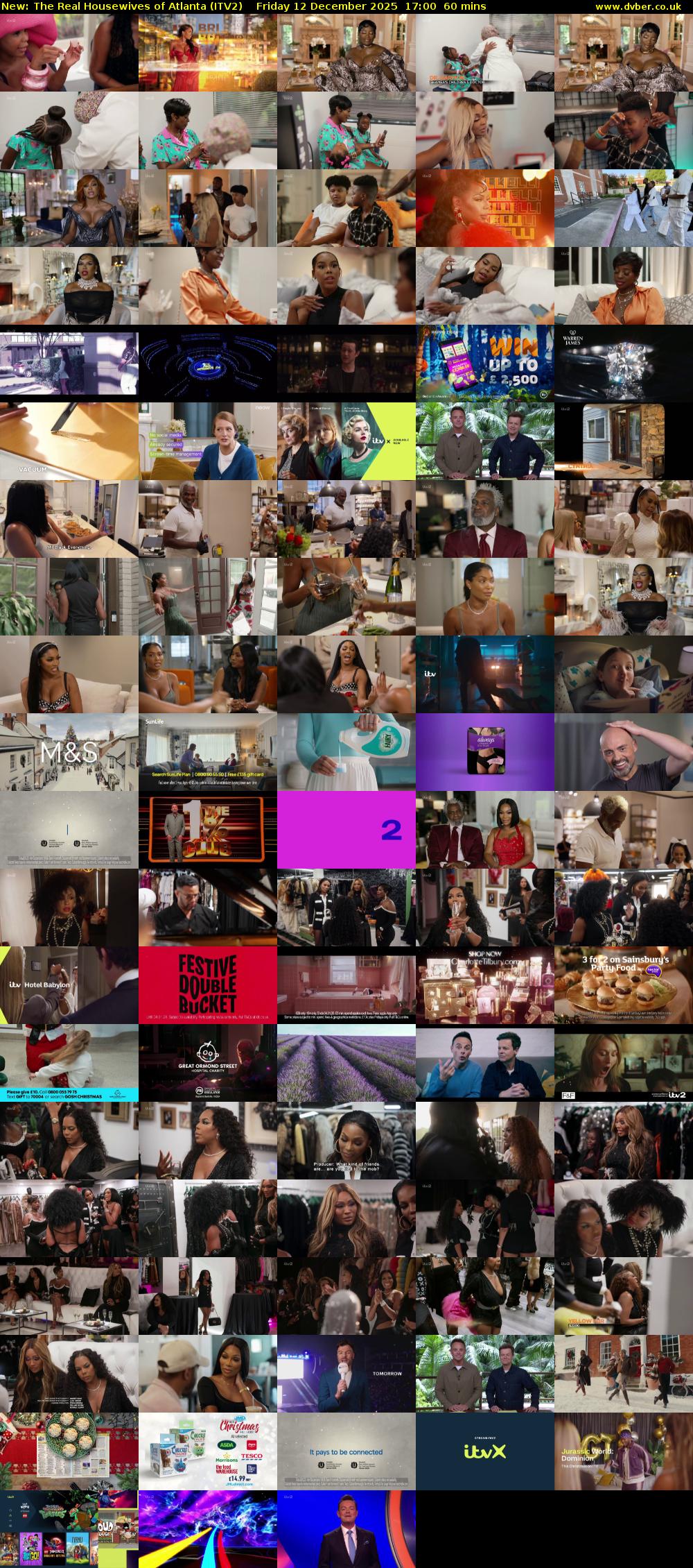 The Real Housewives of Atlanta (ITV2) Friday 12 December 2025 17:00 - 18:00