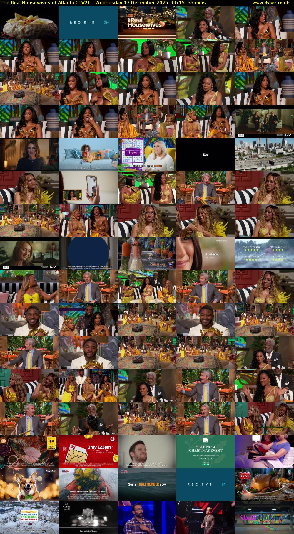 The Real Housewives of Atlanta (ITV2) Wednesday 17 December 2025 11:15 - 12:10