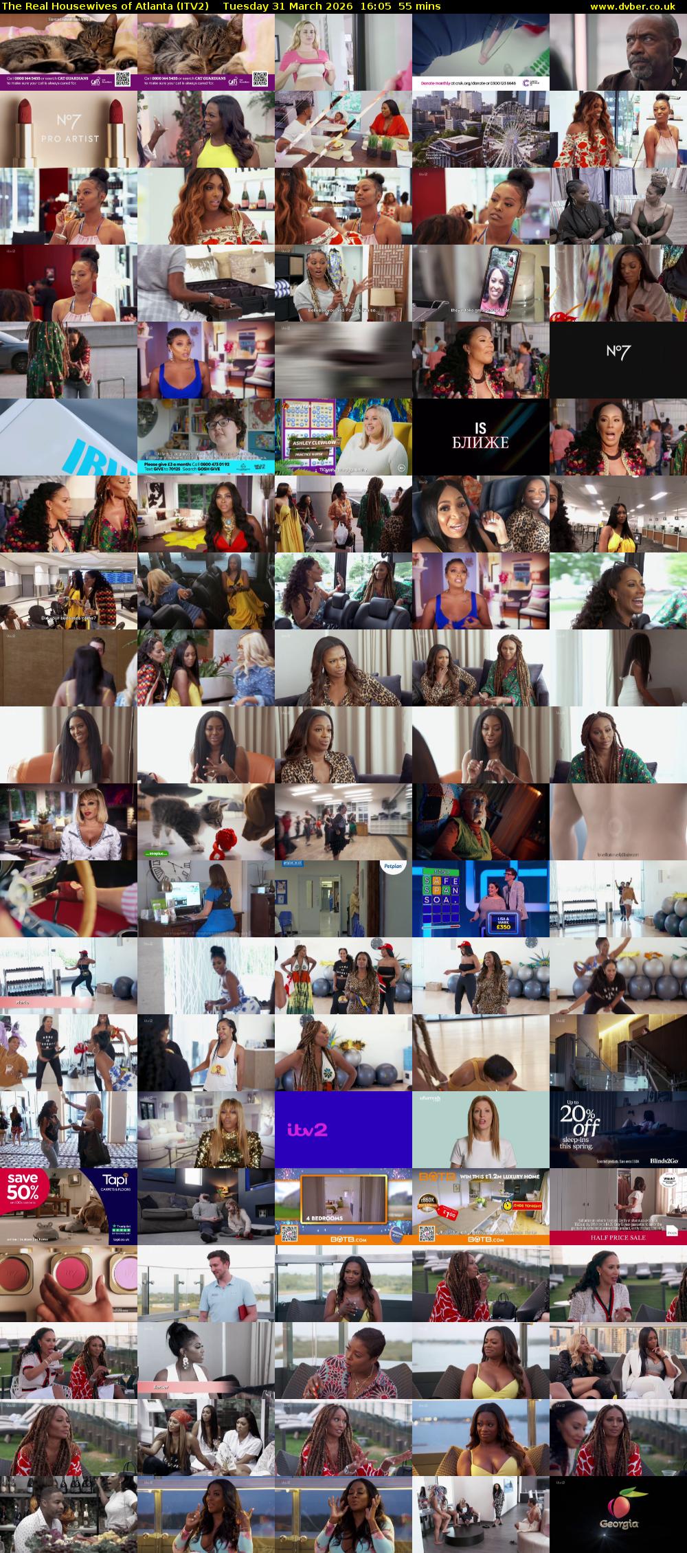 The Real Housewives of Atlanta (ITV2) Tuesday 31 March 2026 16:05 - 17:00