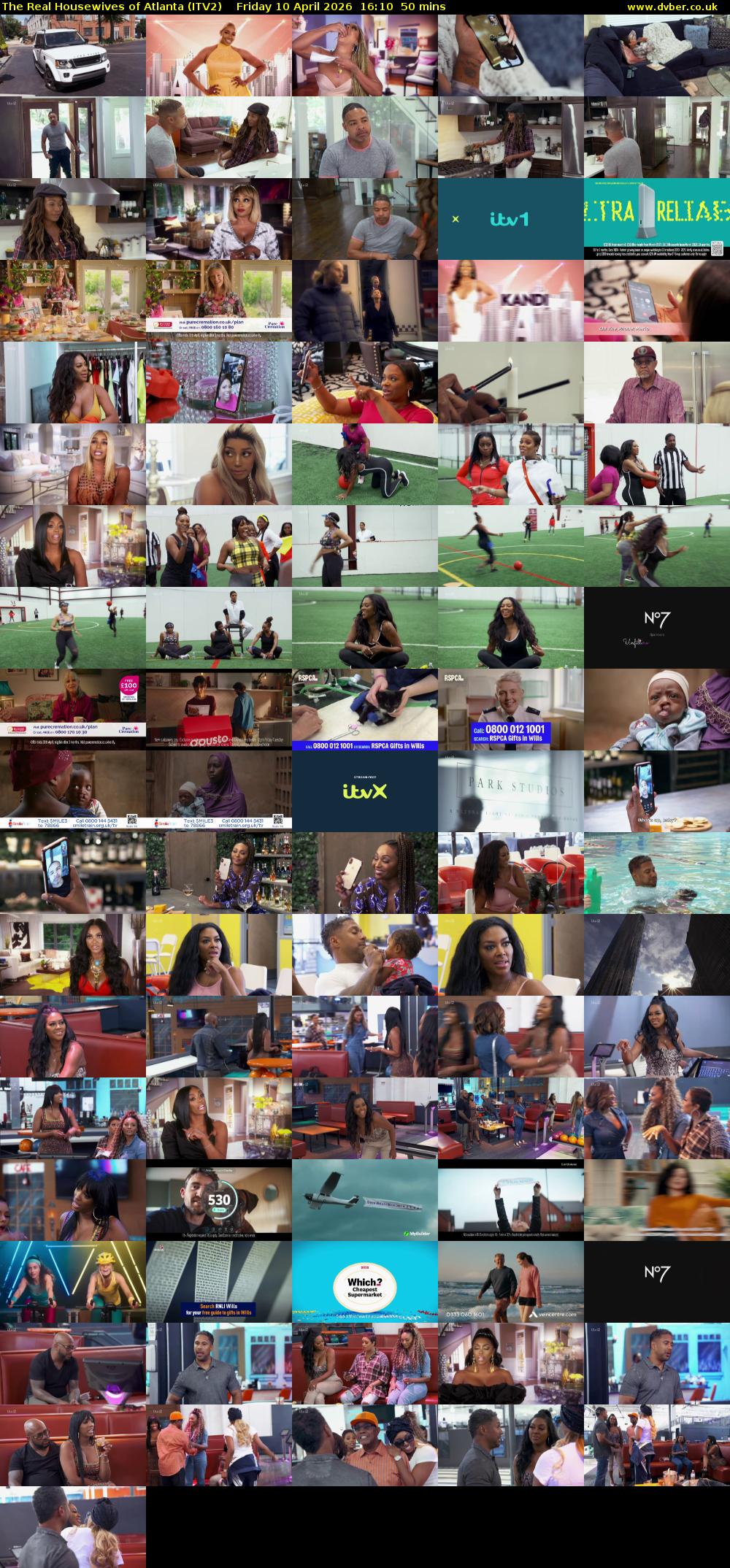 The Real Housewives of Atlanta (ITV2) Friday 10 April 2026 16:10 - 17:00