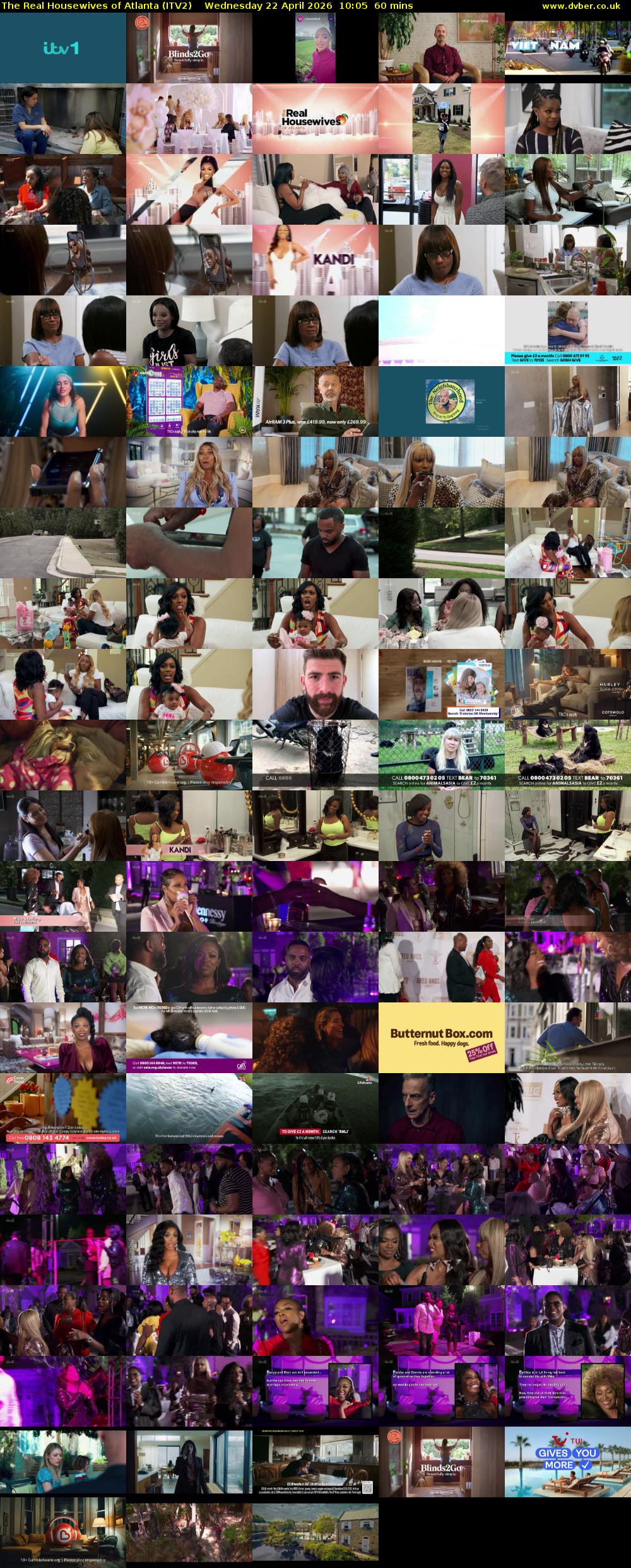 The Real Housewives of Atlanta (ITV2) Wednesday 22 April 2026 10:05 - 11:05