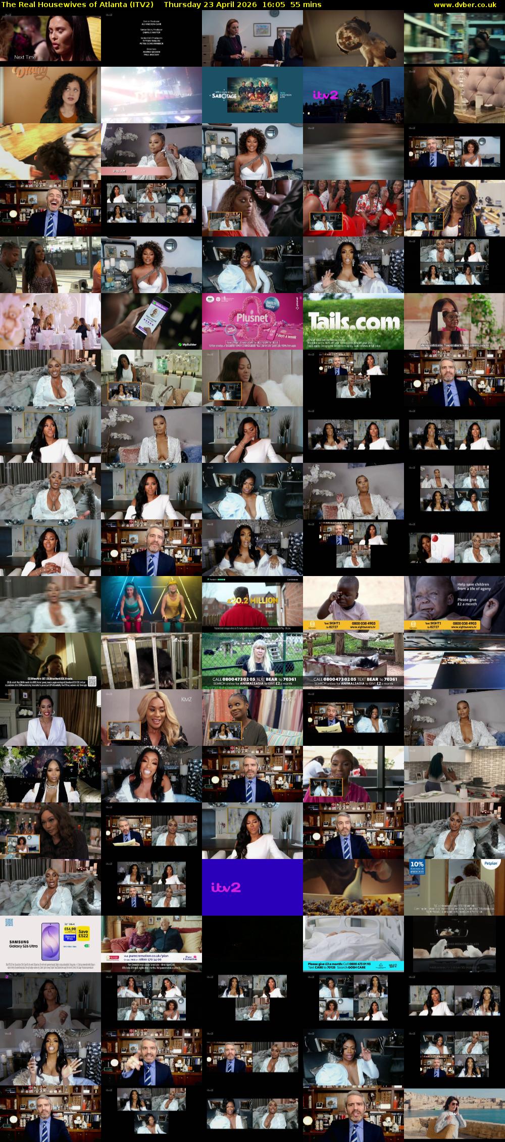 The Real Housewives of Atlanta (ITV2) Thursday 23 April 2026 16:05 - 17:00