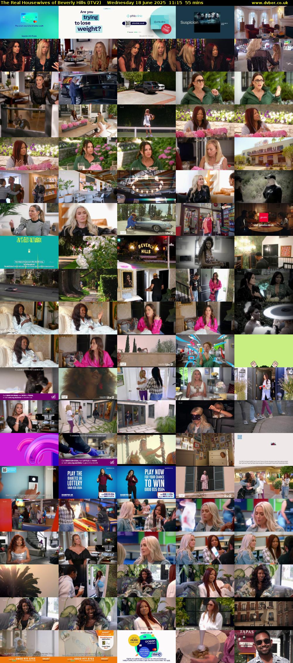The Real Housewives of Beverly Hills (ITV2) Wednesday 18 June 2025 11:15 - 12:10