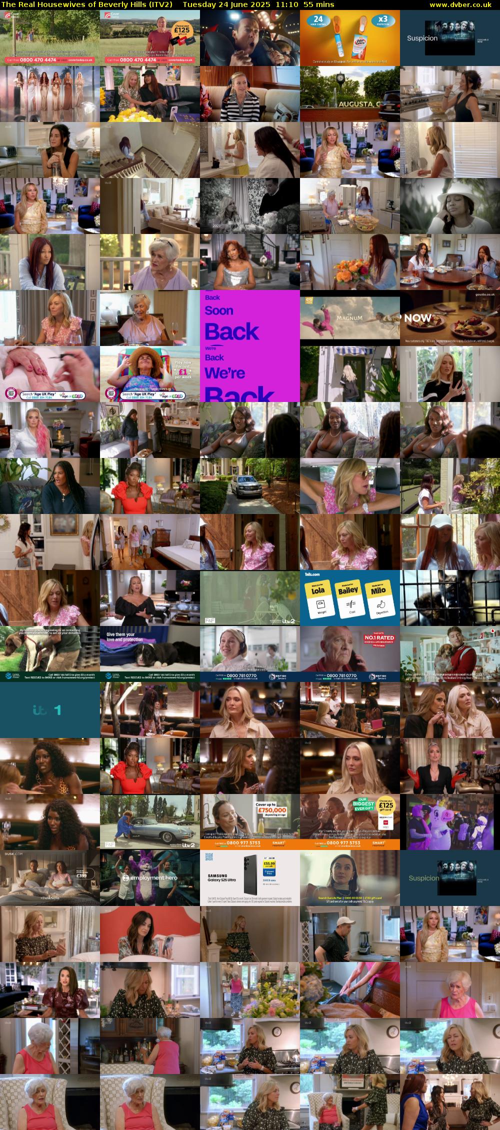 The Real Housewives of Beverly Hills (ITV2) Tuesday 24 June 2025 11:10 - 12:05