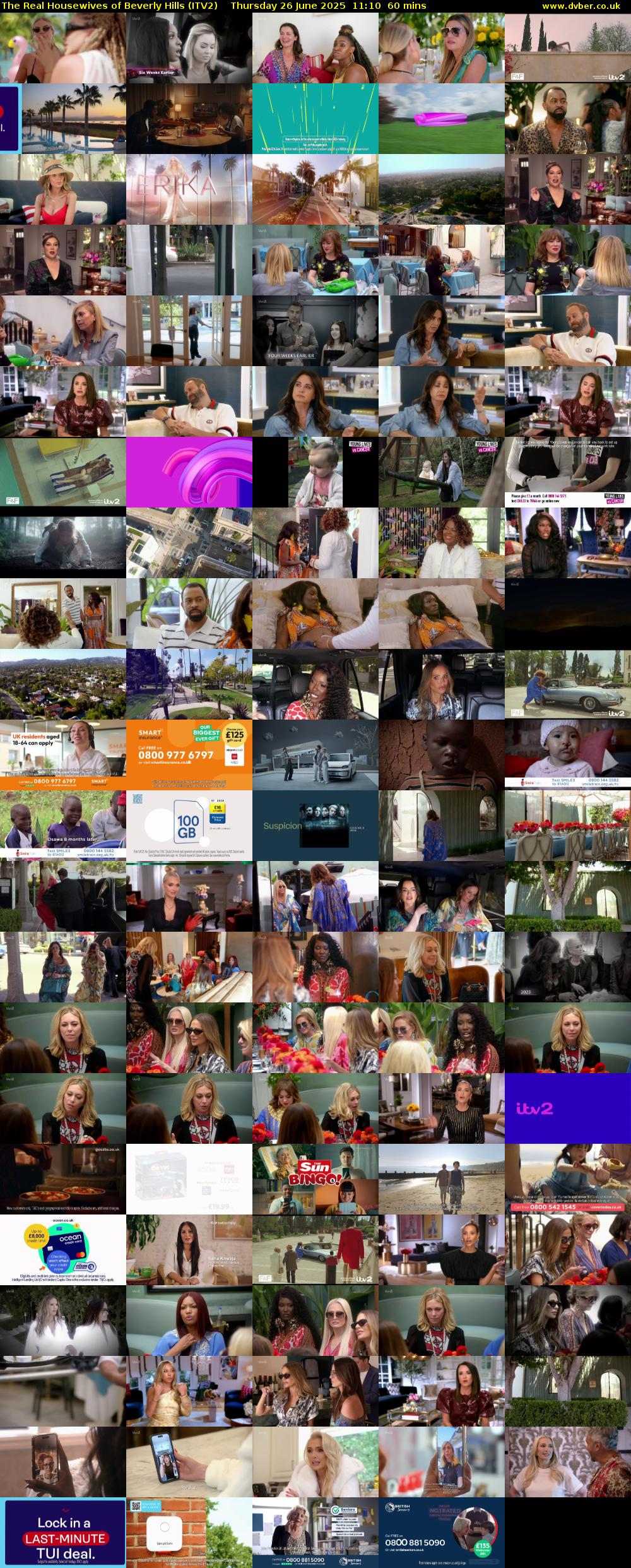 The Real Housewives of Beverly Hills (ITV2) Thursday 26 June 2025 11:10 - 12:10