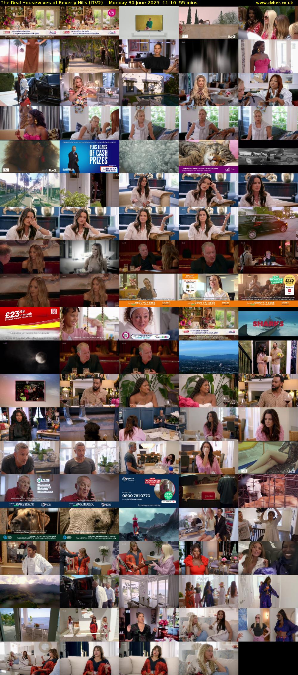 The Real Housewives of Beverly Hills (ITV2) Monday 30 June 2025 11:10 - 12:05
