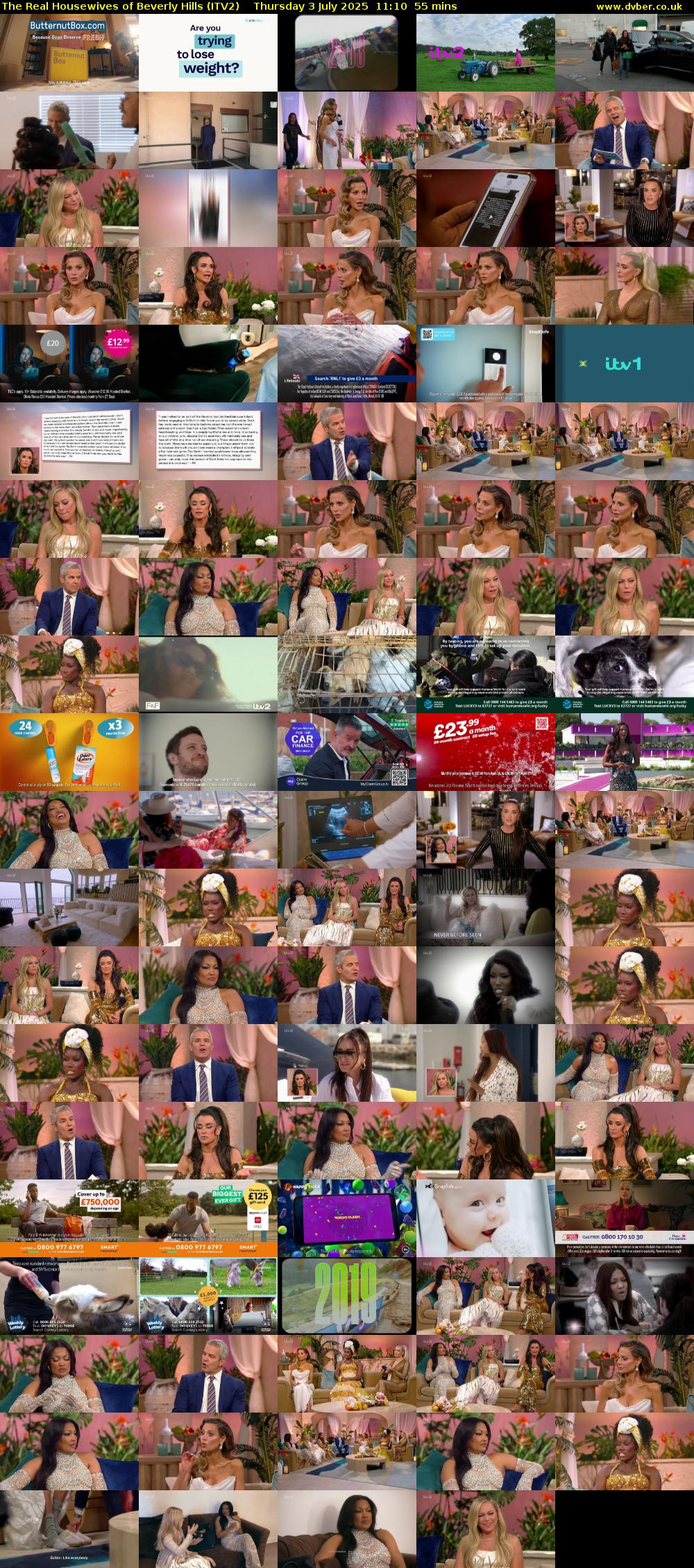 The Real Housewives of Beverly Hills (ITV2) Thursday 3 July 2025 11:10 - 12:05