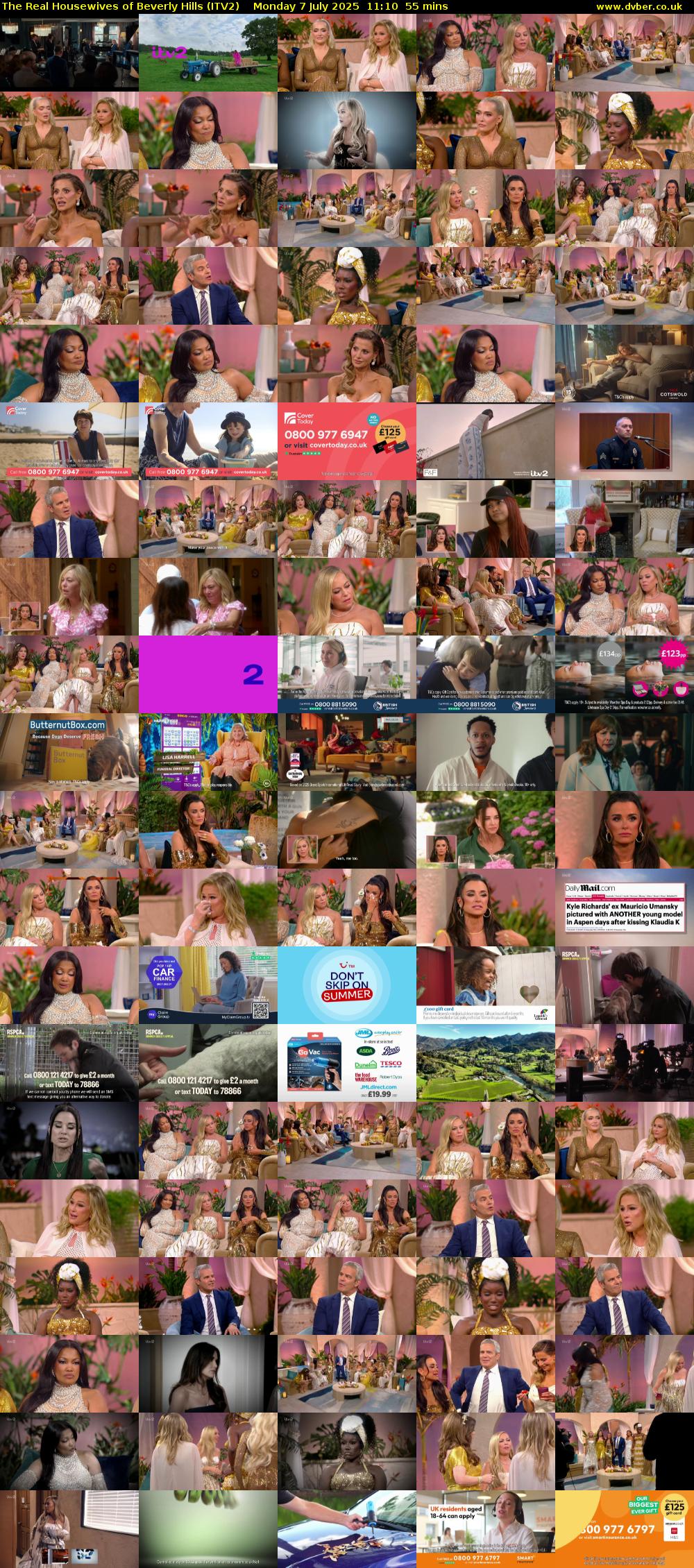The Real Housewives of Beverly Hills (ITV2) Monday 7 July 2025 11:10 - 12:05