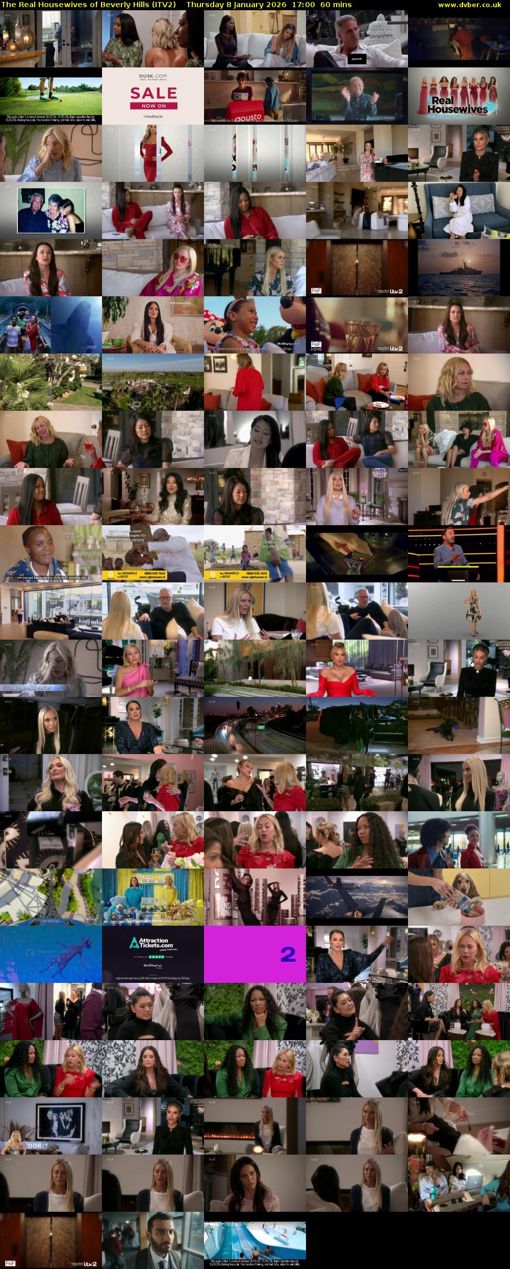 The Real Housewives of Beverly Hills (ITV2) Thursday 8 January 2026 17:00 - 18:00