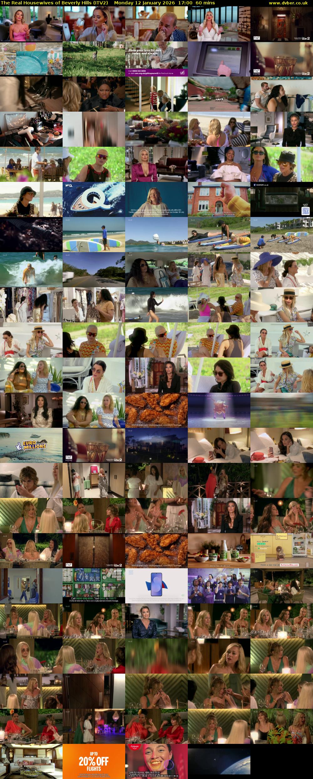 The Real Housewives of Beverly Hills (ITV2) Monday 12 January 2026 17:00 - 18:00