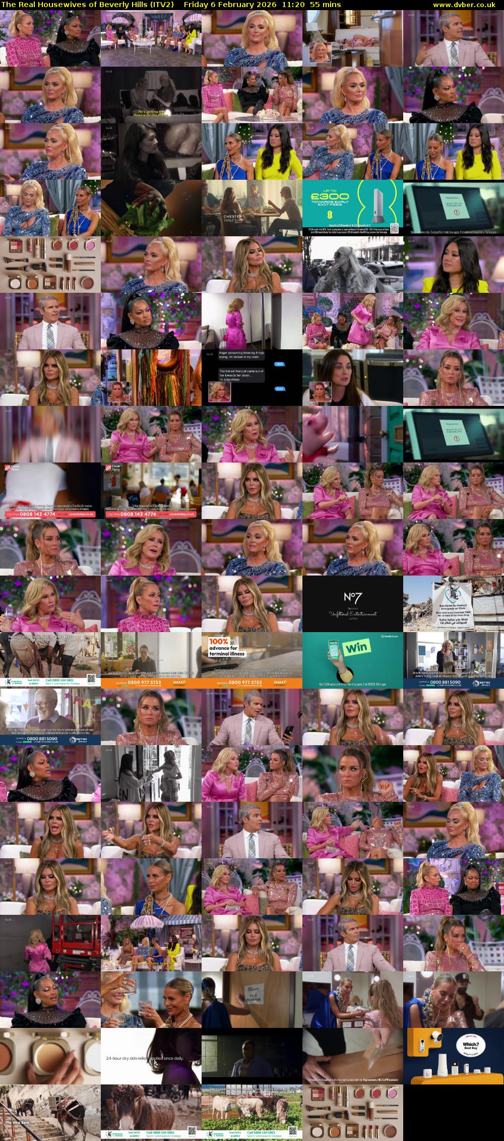 The Real Housewives of Beverly Hills (ITV2) Friday 6 February 2026 11:20 - 12:15