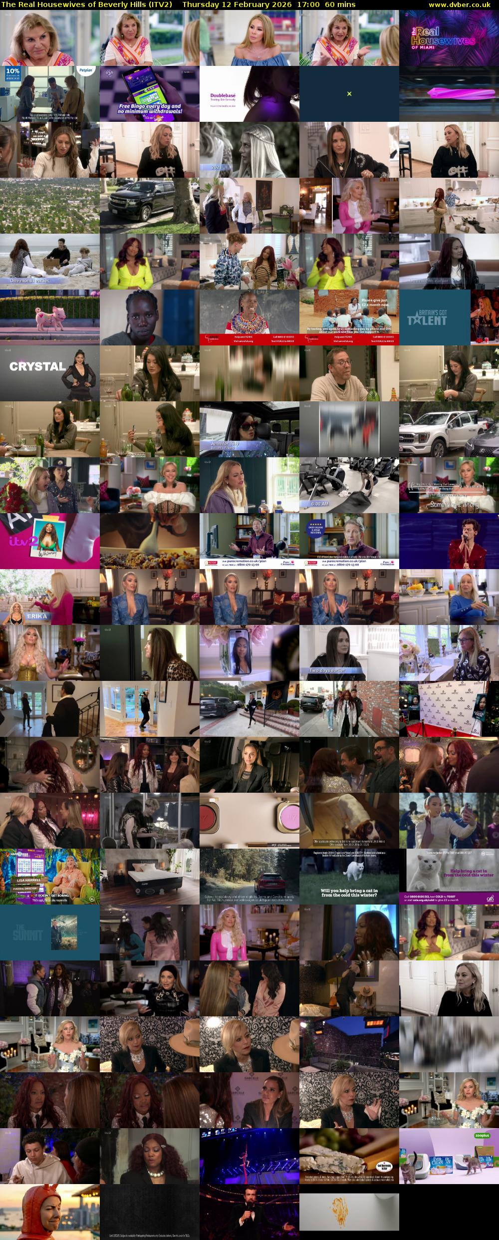 The Real Housewives of Beverly Hills (ITV2) Thursday 12 February 2026 17:00 - 18:00