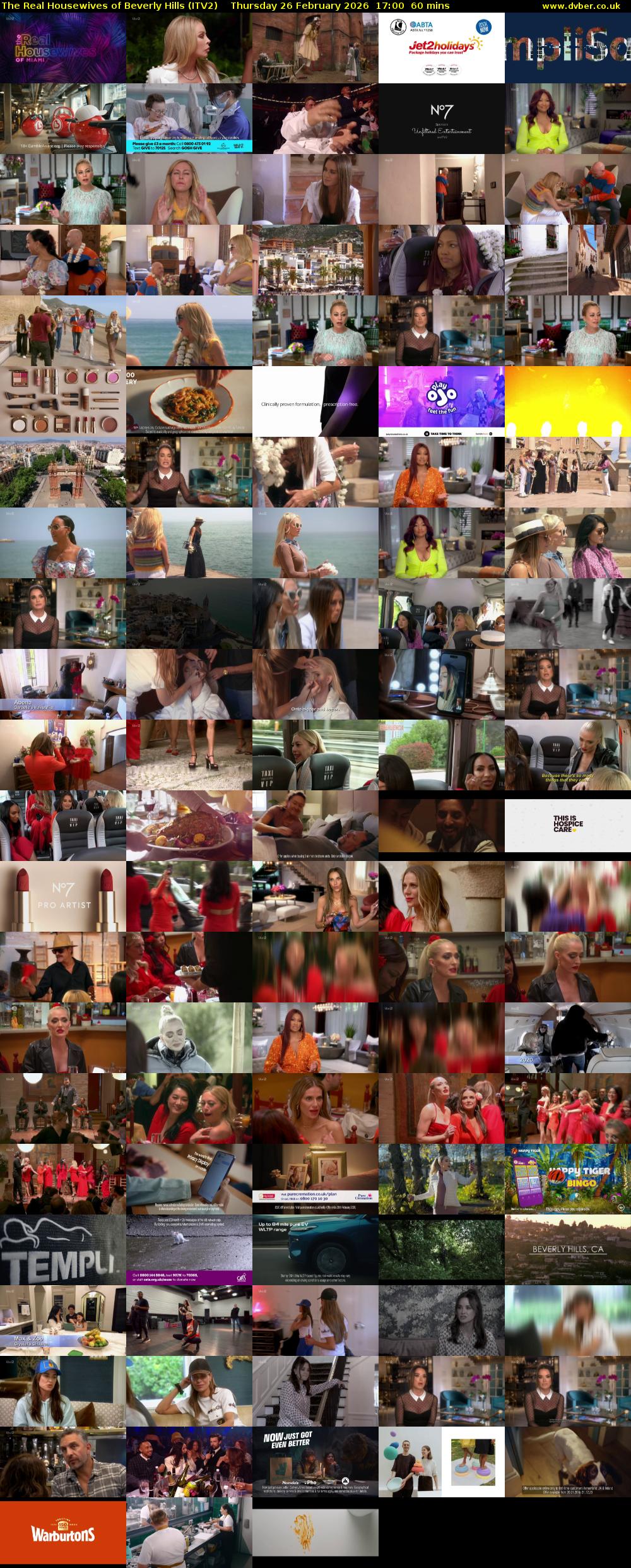 The Real Housewives of Beverly Hills (ITV2) Thursday 26 February 2026 17:00 - 18:00