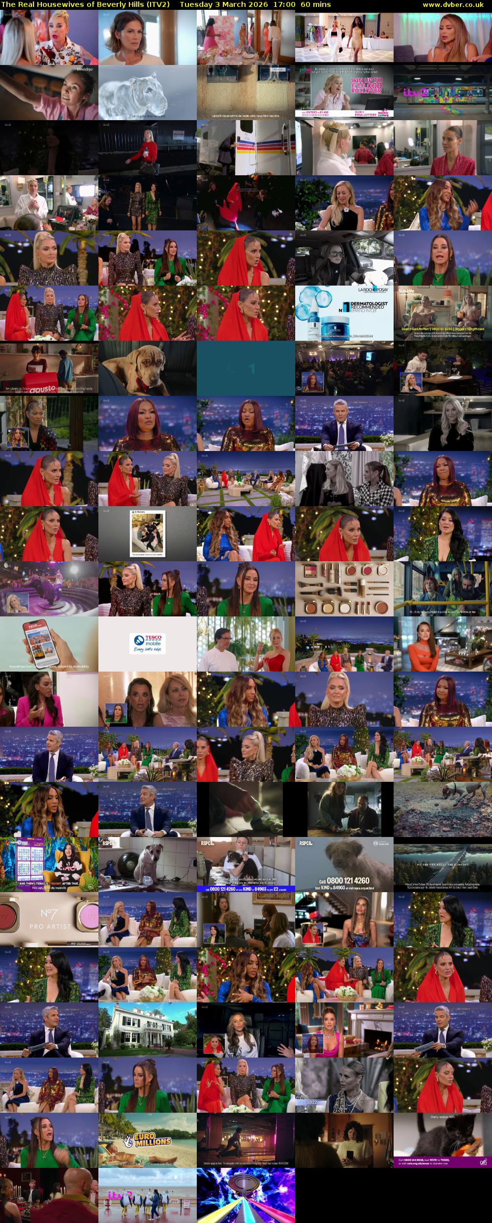 The Real Housewives of Beverly Hills (ITV2) Tuesday 3 March 2026 17:00 - 18:00